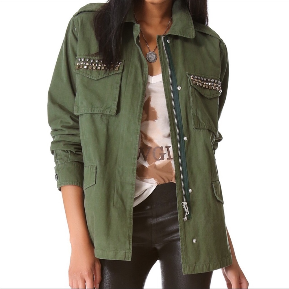 Bb Dakota embellished army style jacket Xs